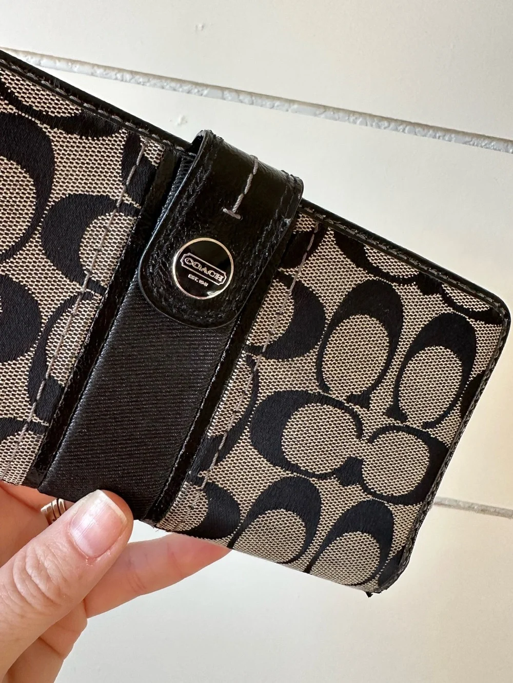 Coach black/gray Wallet - Picture 2 of 5